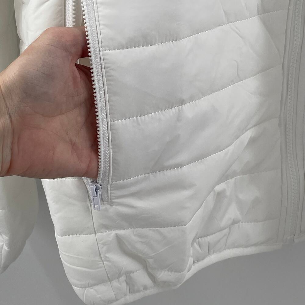 HARD ROCK HOTEL & CASINO SIOUX CITY Puff Jacket SZ Extra Large White Pink NWT - Picture 9 of 10
